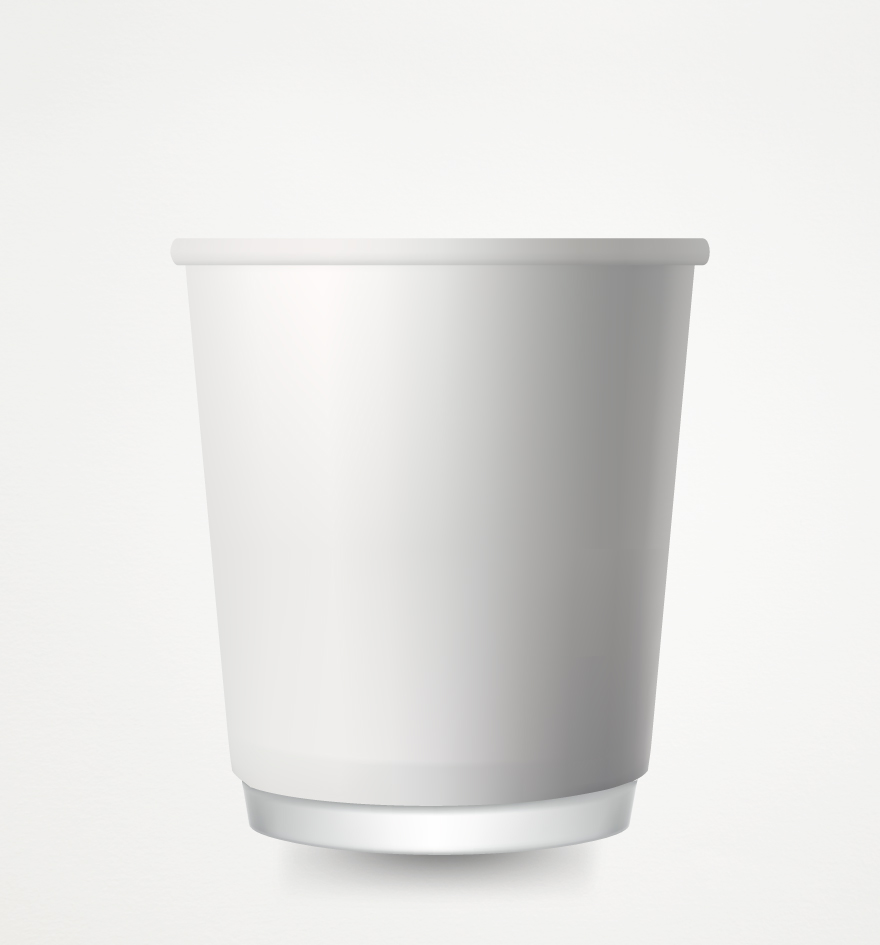 Double Wall Beyaz Karton Bardak 8 oz 