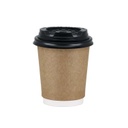 Double Wall Kraft Karton Bardak 8 oz 