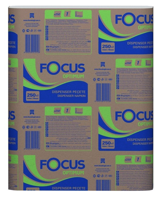 Focus Optimum Dispenser Napkin Peçete 250 Yp*18 Pkt