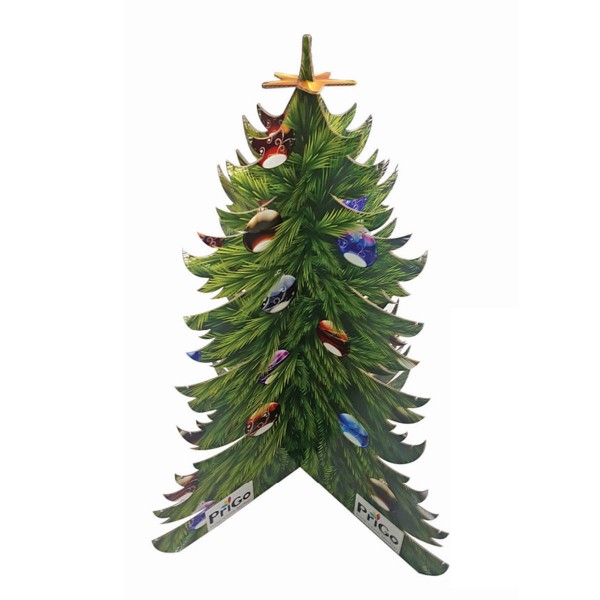STD48 101x101x120 cm Yılbaşı Ağacı Tematik Karton Stand