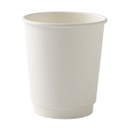 Double Wall Beyaz Karton Bardak 8 oz 