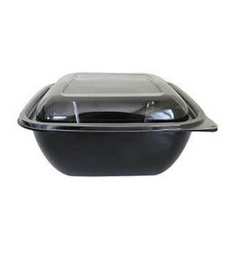 Siyah Kare Salata Kasesi 1000 Cc * 100'lü