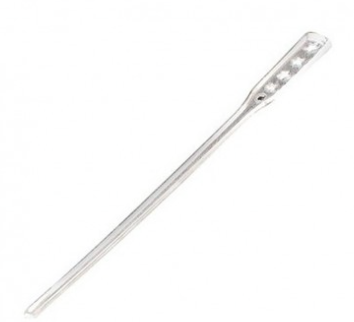 Şeffaf Plastik Bardak Karıştırıcısı * 14 Cm