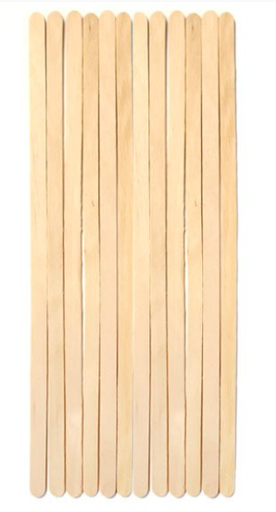 Bambu Ahşap Karıştırıcı 10 Cm (24 Paket)