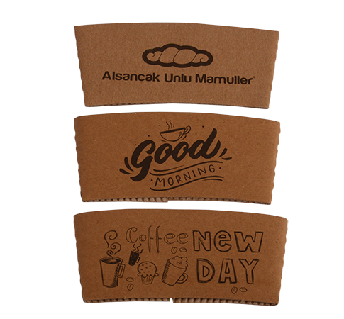 Sleeve Bardak Tutacağı  8/14 Oz * 100'lü (Genel Baskılı )