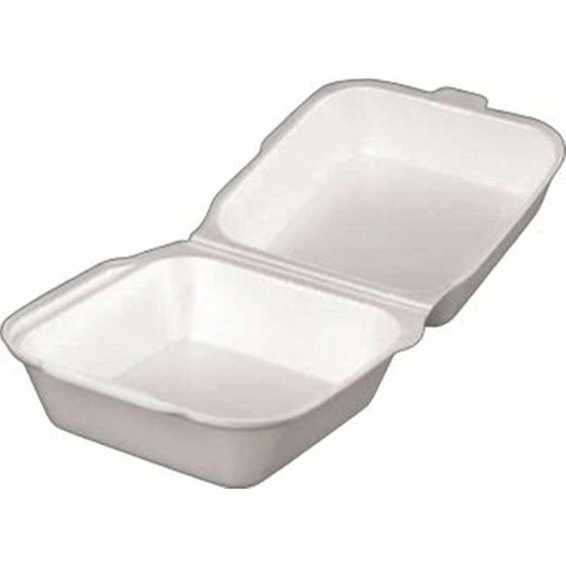 Köpük Hamburger Tabağı Kapaklı - Erze  Mod 8/B - (Büyük) 250 Adet                  