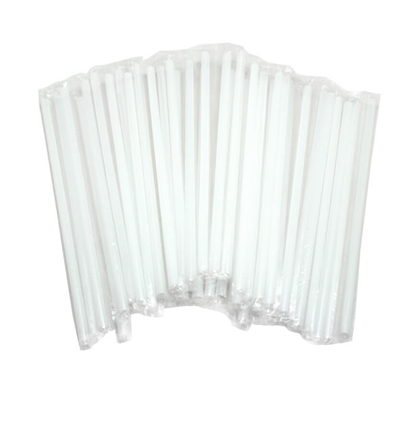 Jelatinli Beyaz Pipet 6*24 Cm (200lü)